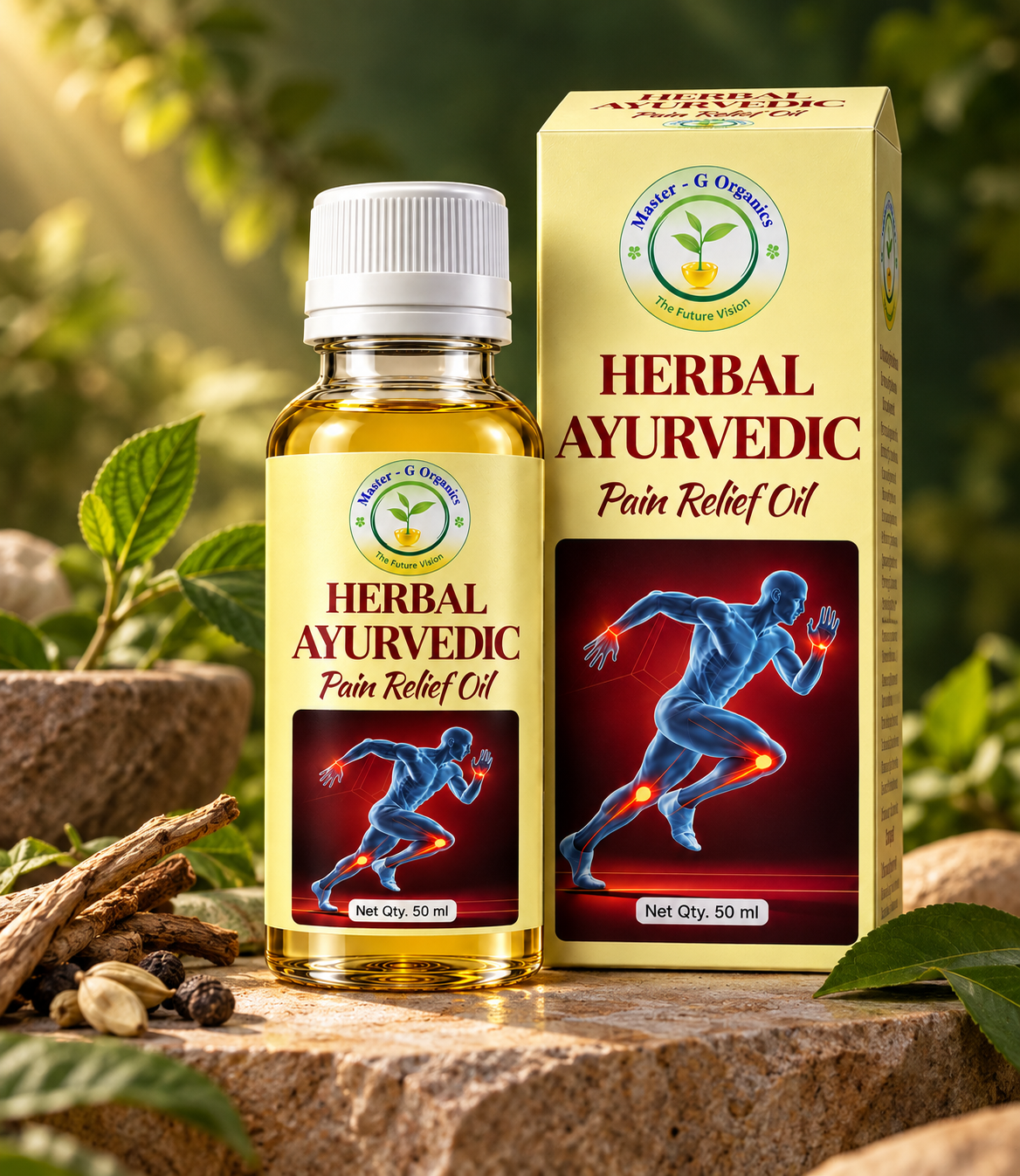 Herbal Ayurvedic Pain Relief Oil
