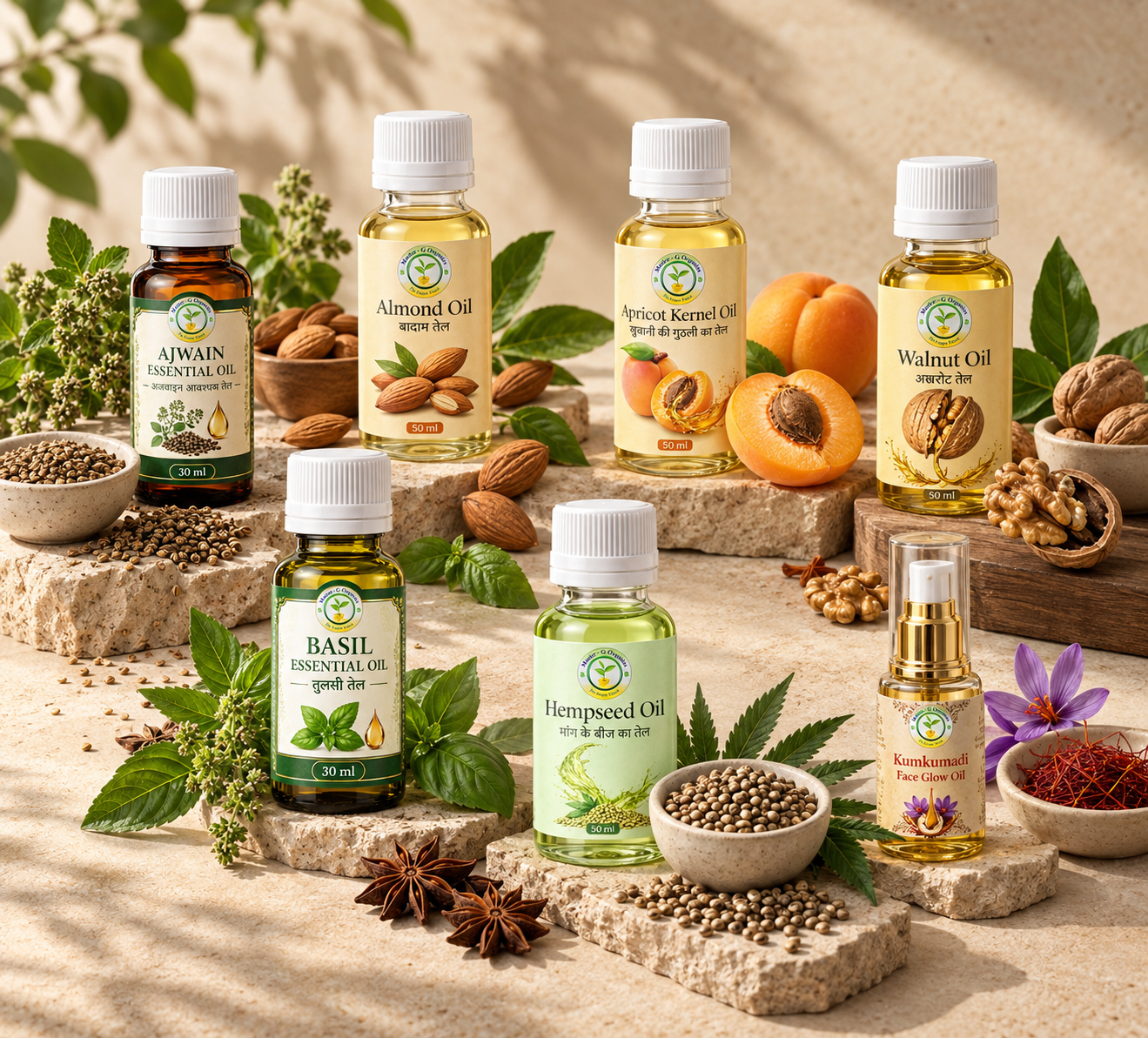Botanical oils, hair care and traditional ingredients